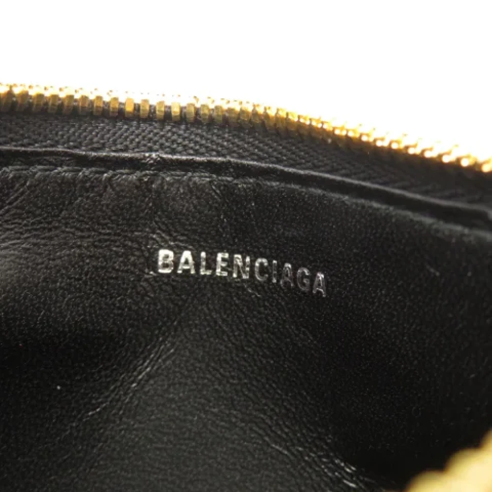 Balenciaga Vintage Pre-owned Leather wallets Black Dames