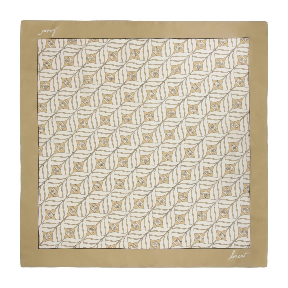Kazar Luxe beige zijden sjaal Beige Dames