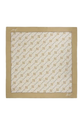 Lyxig beige silkescarf