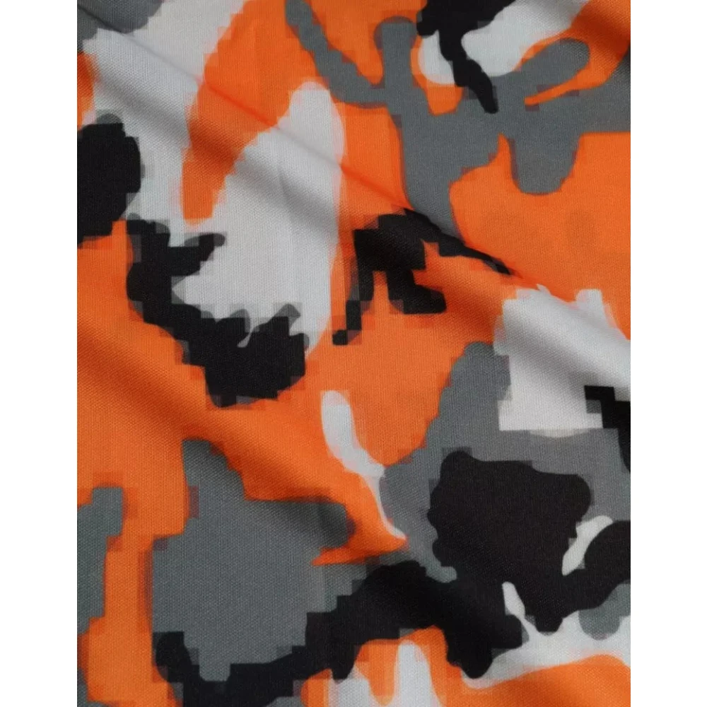 Dolce & Gabbana Camouflage Katoen Ronde Hals Heren T-shirt Multicolor Heren