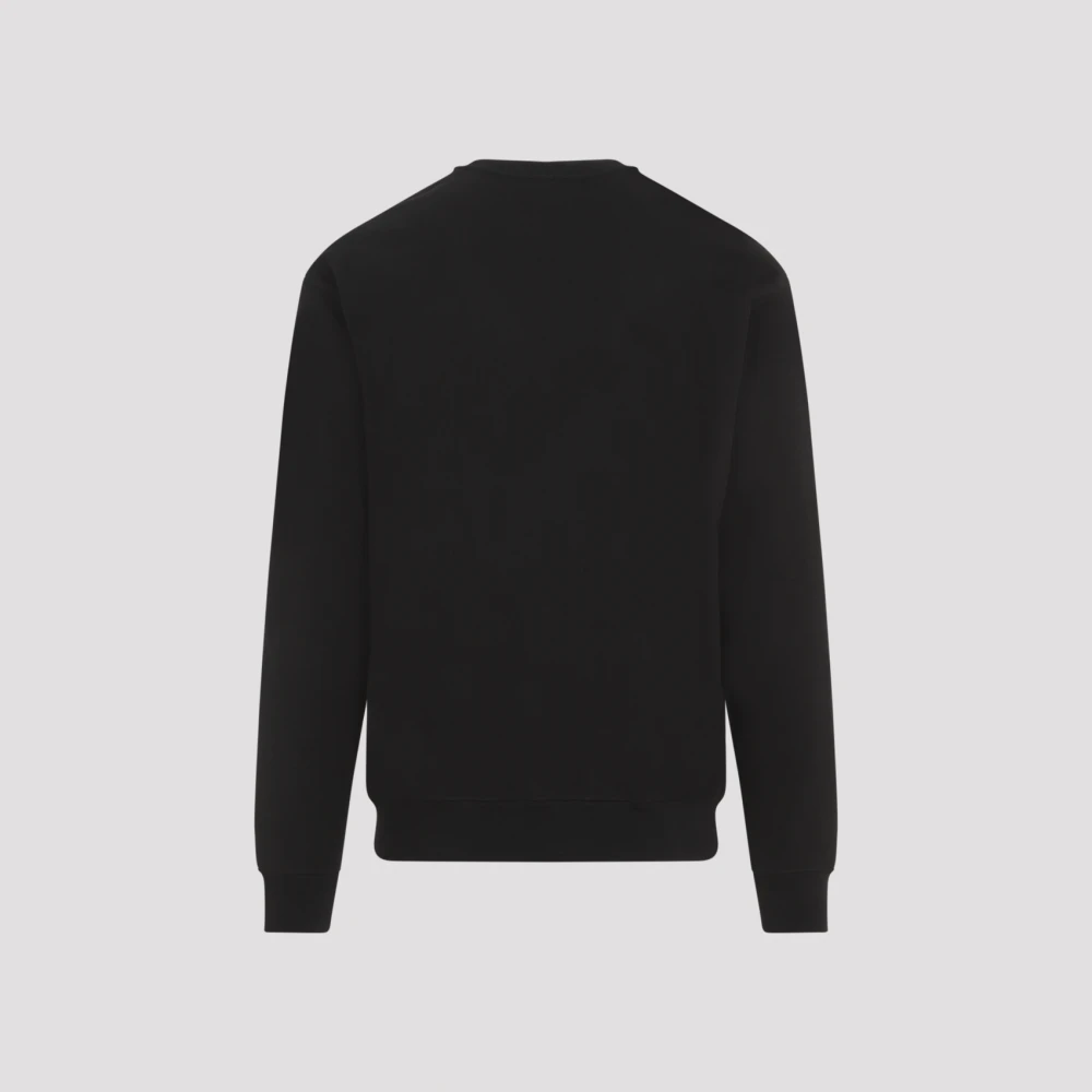 Gucci Interlocking Logo Crew Neck Sweatshirt Black Heren