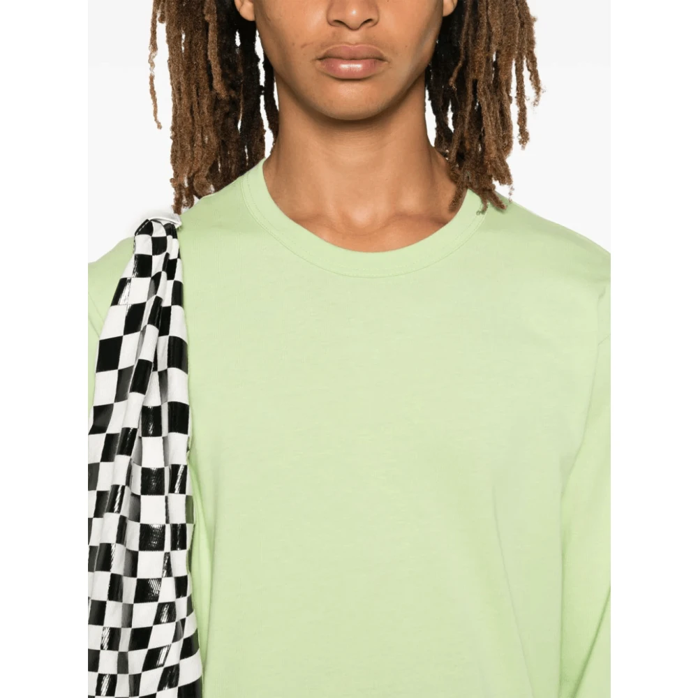 Comme des Garçons Logo Print T-Shirt Avocado Green Heren