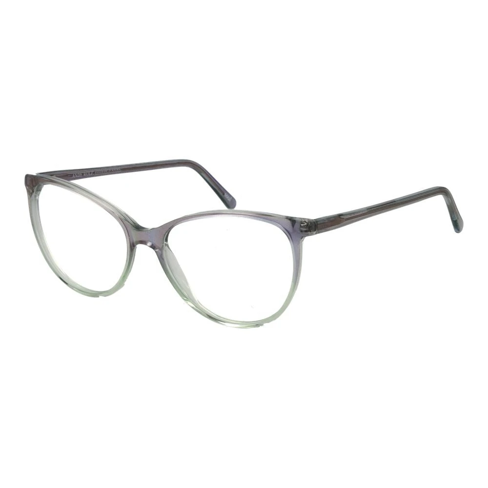 Andy Wolf Unisex Grey Cat Eye Optical Frames