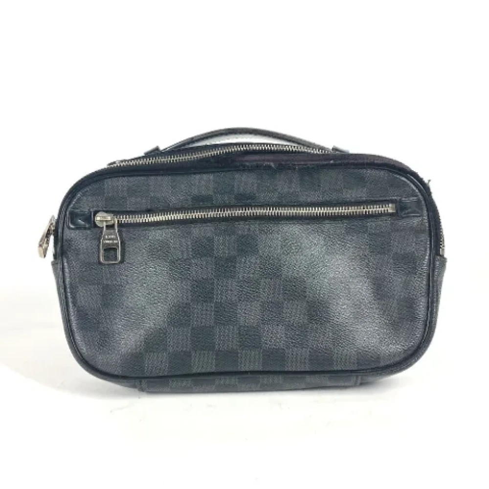 Louis Vuitton Vintage Pre-owned Cotton louis-vuitton-bags Black Dames