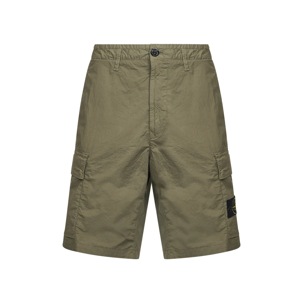 Stone Island Homme Vert Shorts, Taille: W33 Cargo Shorts