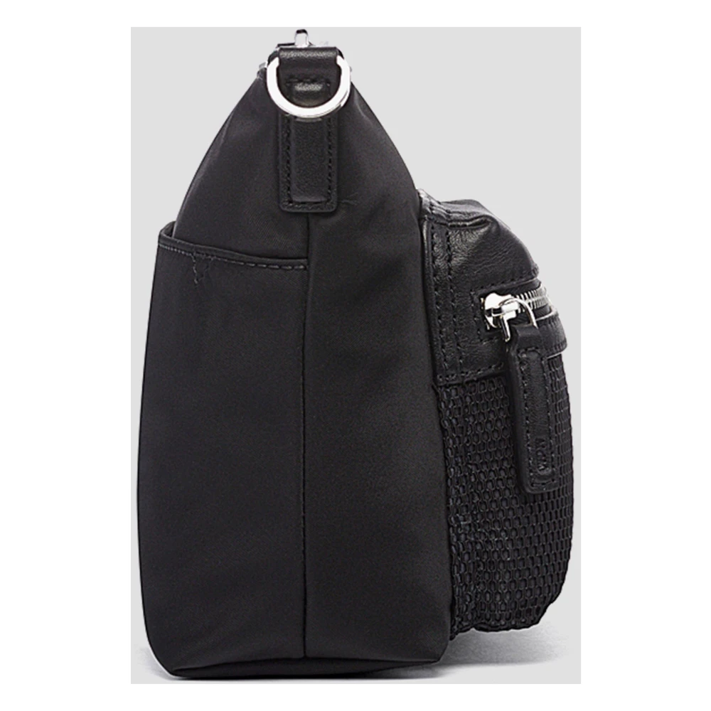 MCM Aren schoudertas gemaakt van gerecycled nylon Black Dames