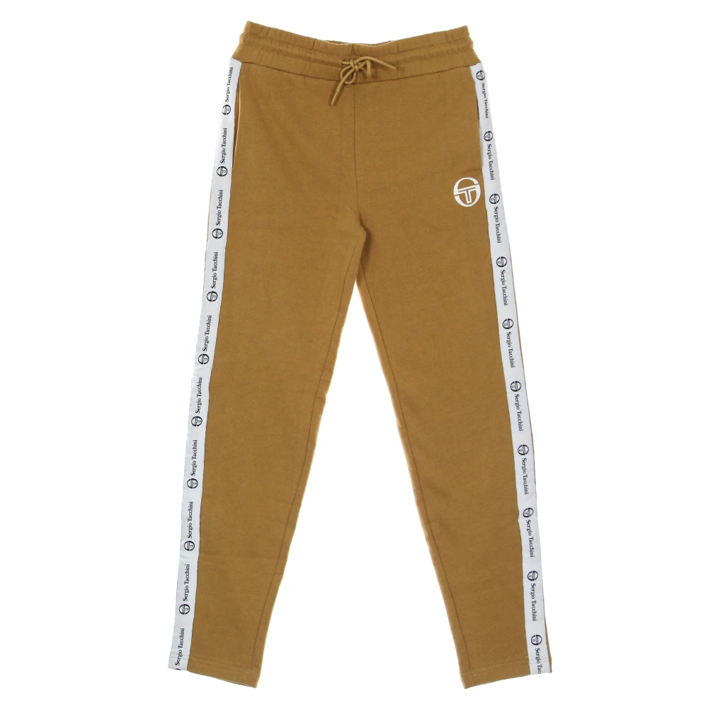 Sergio Tacchini Dames Trainingsbroek Nora Tape Logo Appel Kaneel Brown Dames