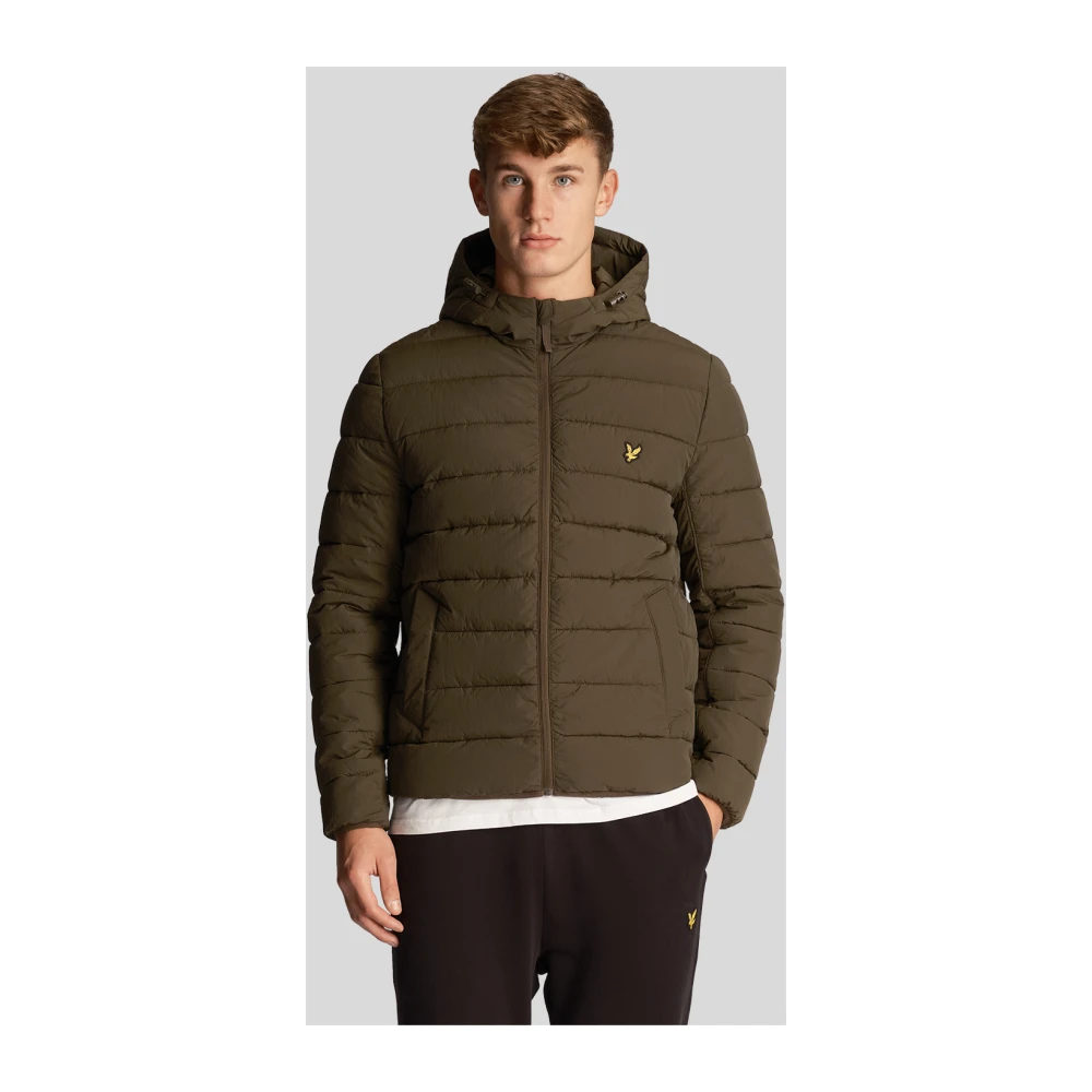 Lyle & Scott Pufferjas Lichtgewicht Stijlvolle Winterjas Green Heren