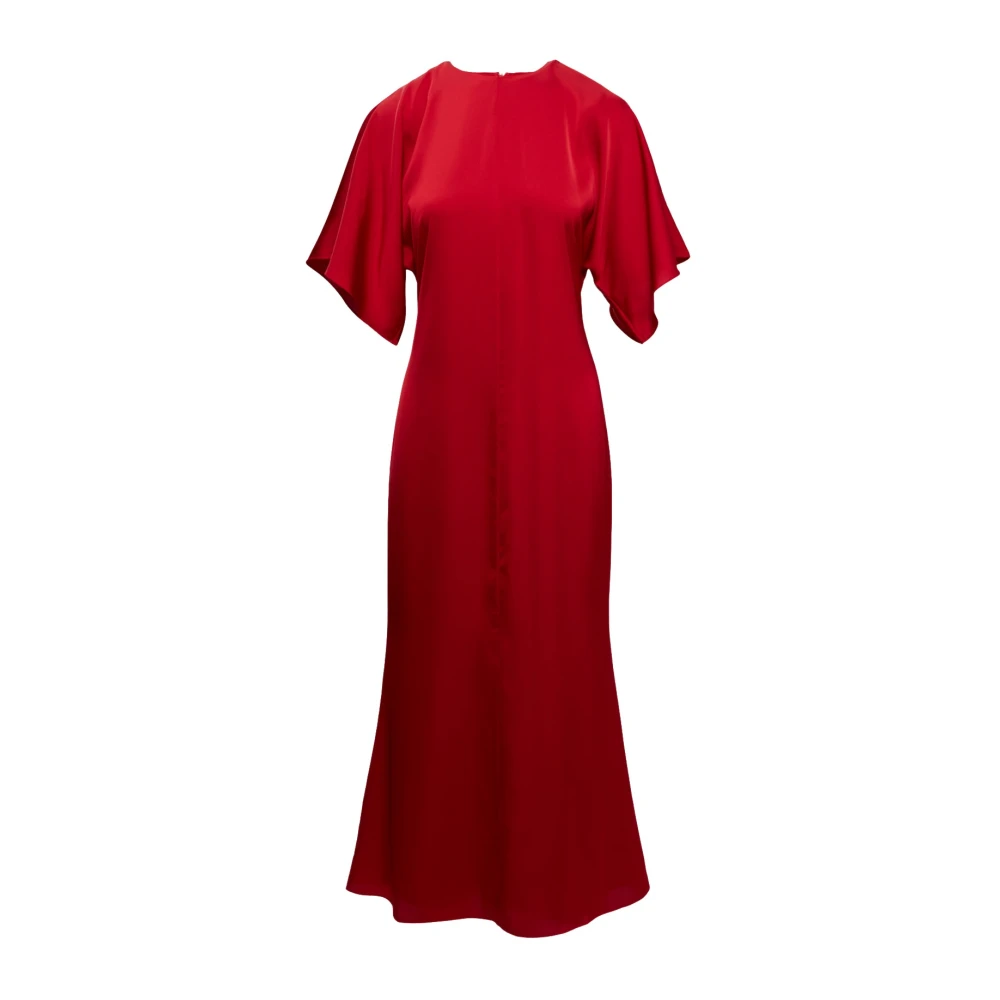 Wakakuu Icons Elegante Cimmo Jurk voor Vrouwen Red Dames