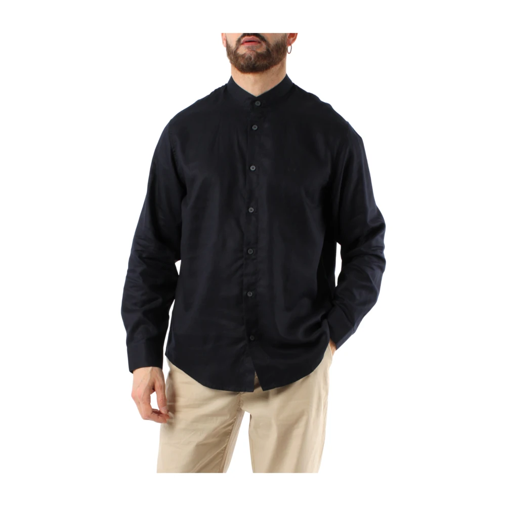 Armani Exchange Herren Blau Shirts, Xlgröße: