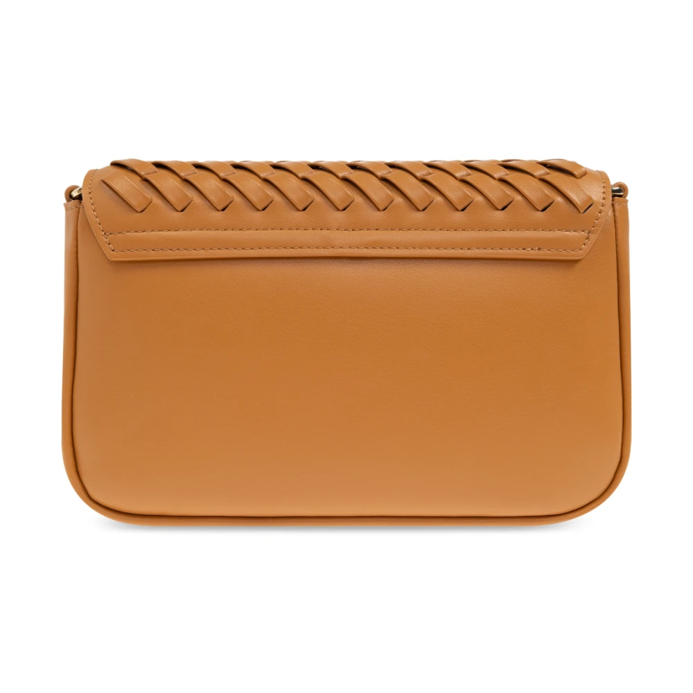 Emporio Armani Schoudertas met decoratieve weefsel Beige Dames