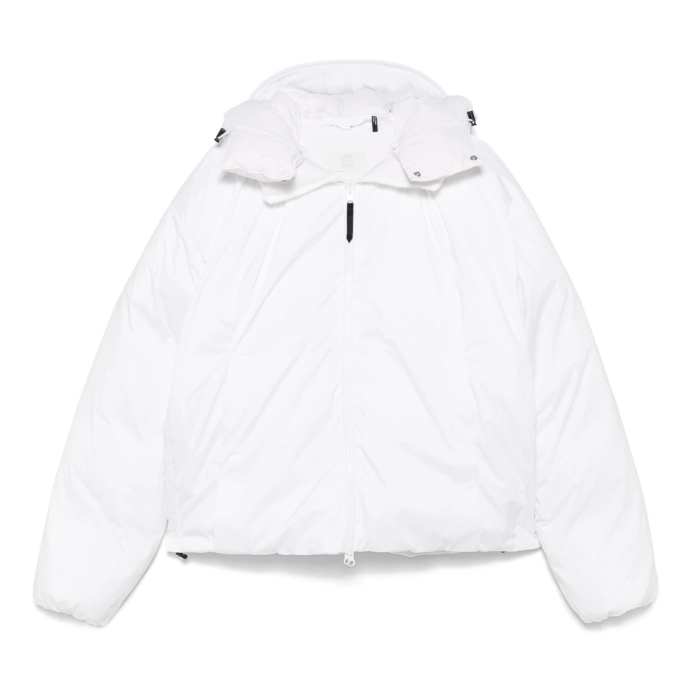 66 North Witte Eendendonsjas met Capuchon White Heren