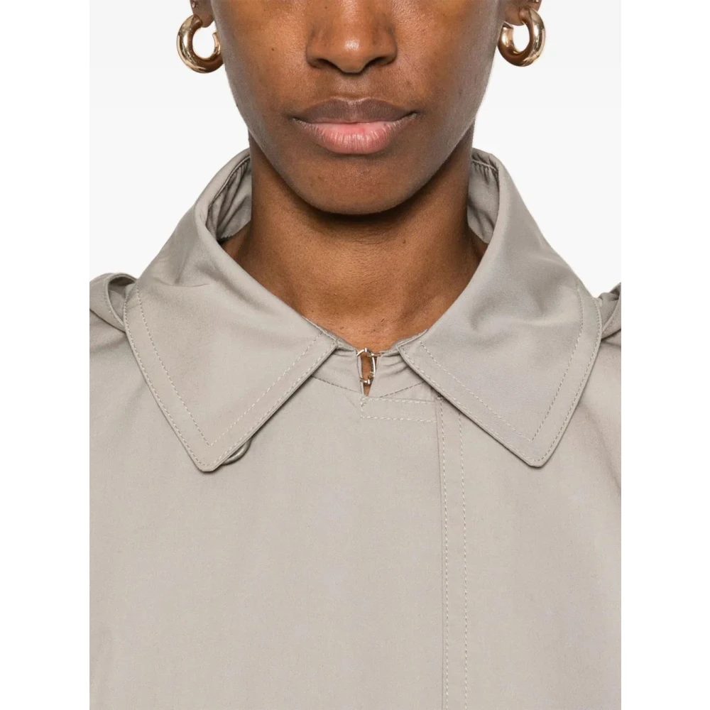 Herno Stijlvolle Trenchcoat Gray Dames