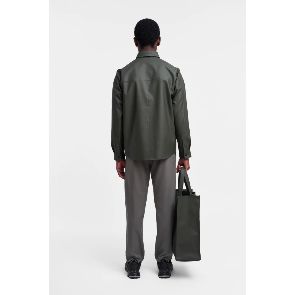 Stutterheim Waterdicht Overshirt voor Mannen Green Heren