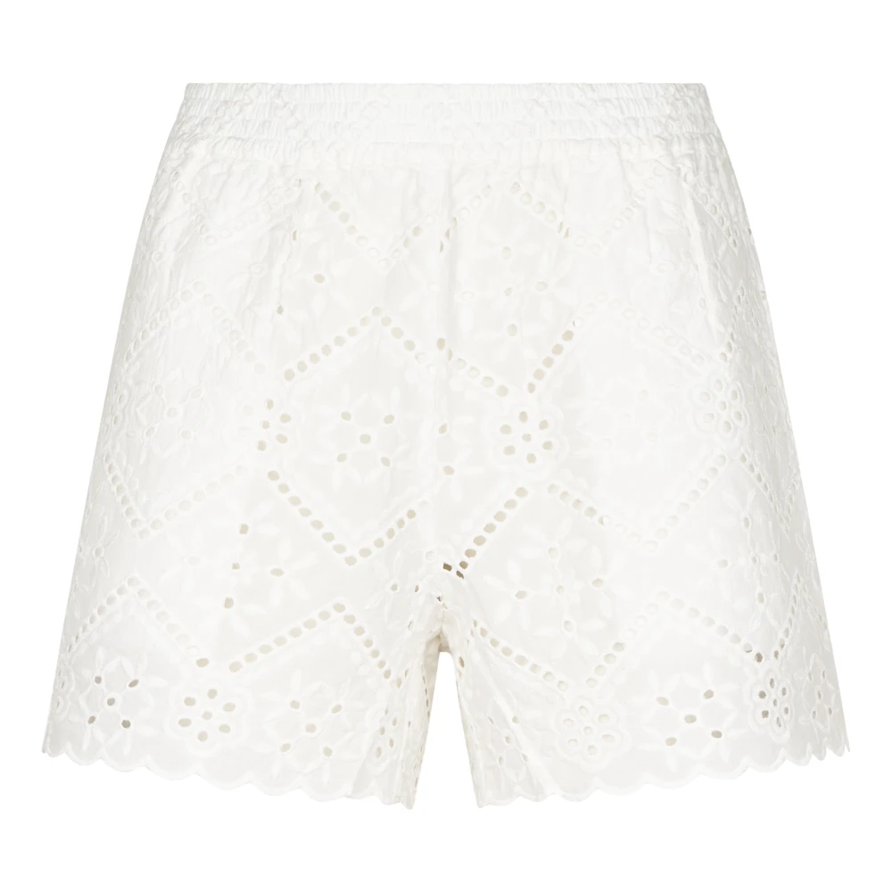 Mc2 Saint Barth White Short Shorts, Female, M, Meave Pullup Shorts