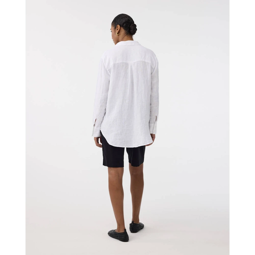 Knit-ted Pepper Lange Mouw Blouse White Dames