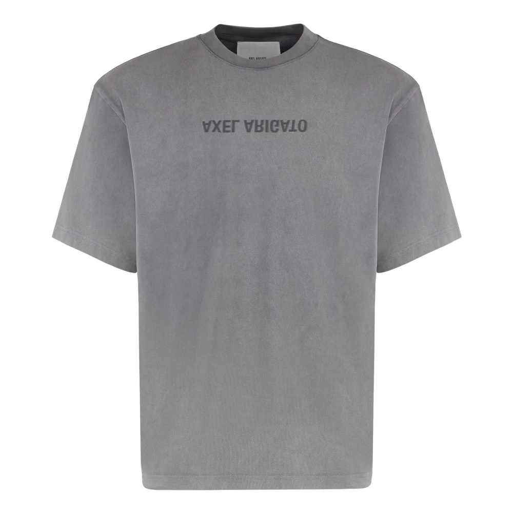 Axel Arigato Men's Gray Distort Oversize T-Shirt