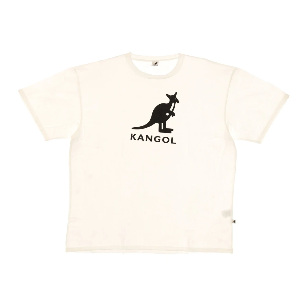 Kangol Heren Off-White Zwart T-Shirt Beige Heren