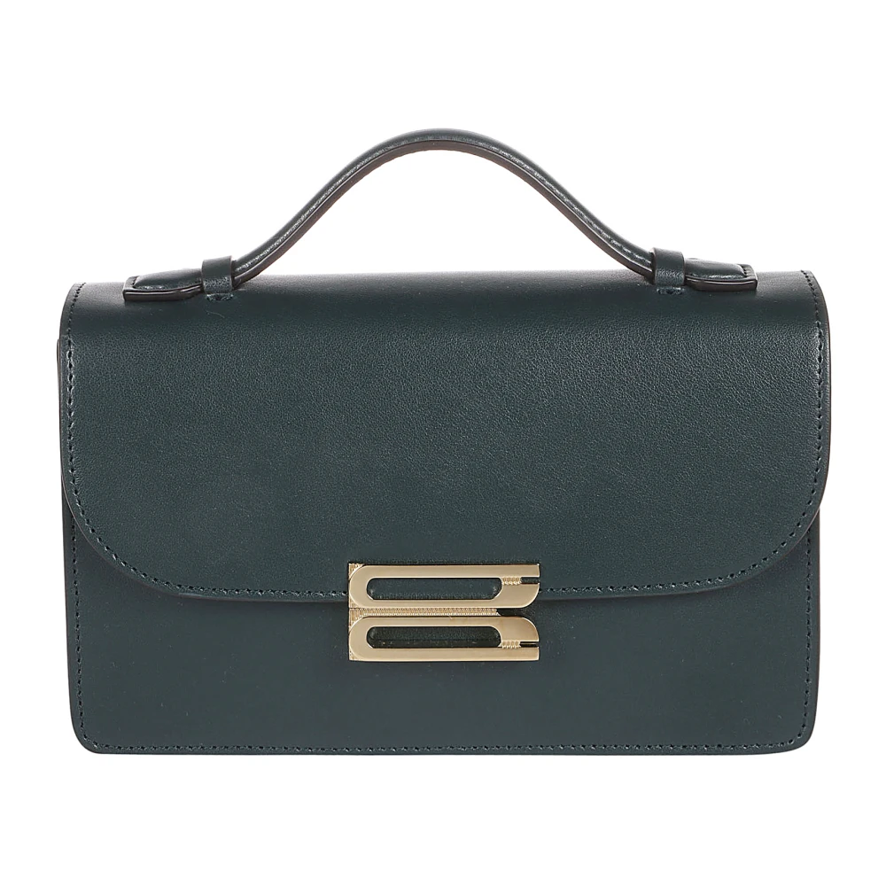 Victoria Beckham Mini Top Handtas met Gesp Green Dames