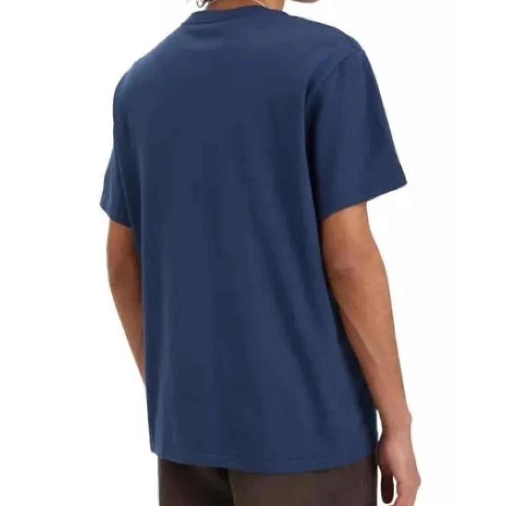 Levi's Relaxed Fit Gewatteerd T-shirt voor mannen Blue Heren