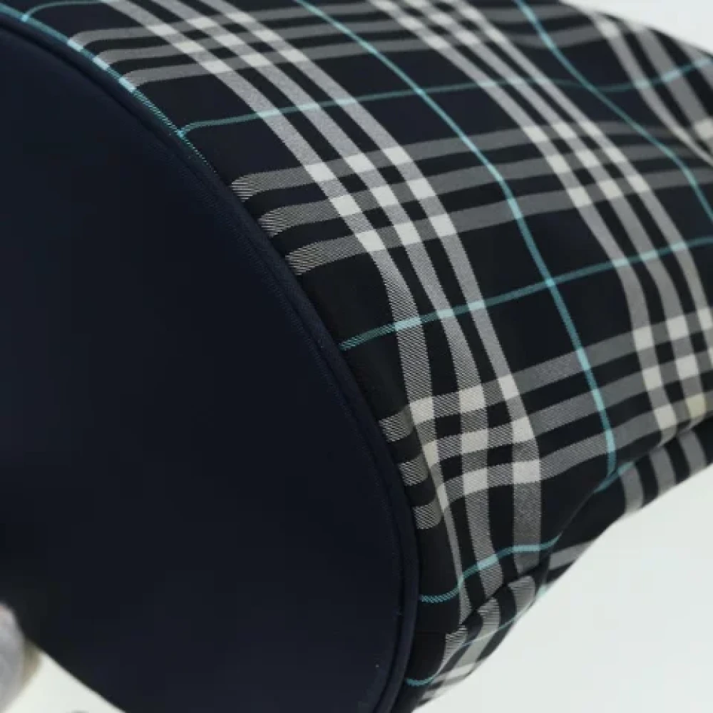 Burberry Vintage Pre-owned Fabric totes Blue Dames