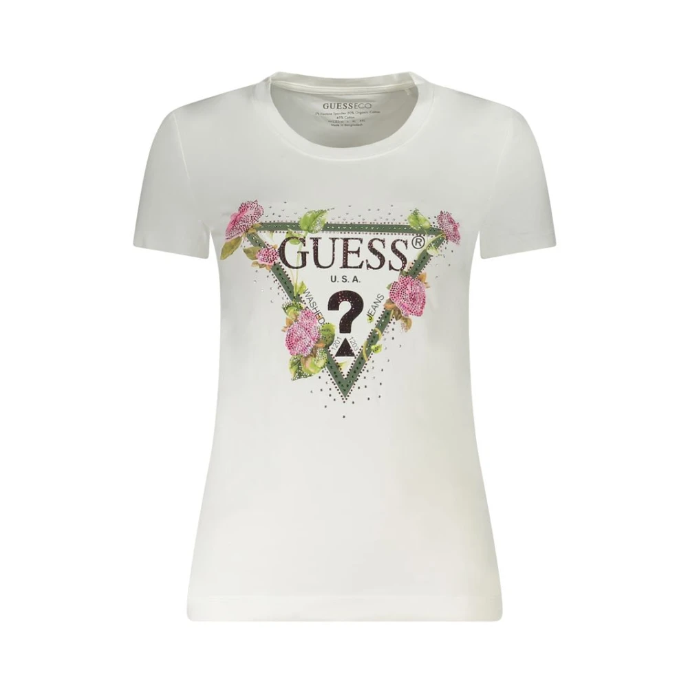 Guess - Tops > T-Shirts - White - Guess - Modalova