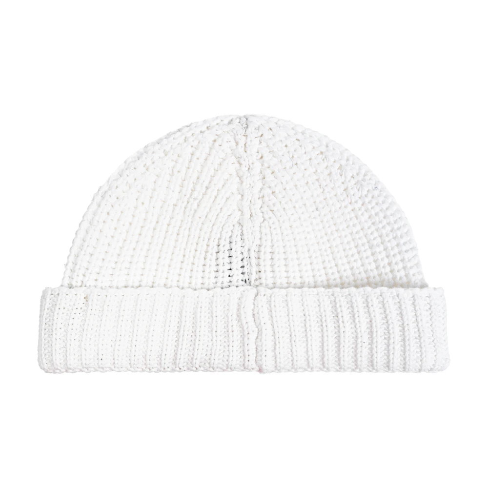 Moschino Katoenen pet met logopatch White Unisex