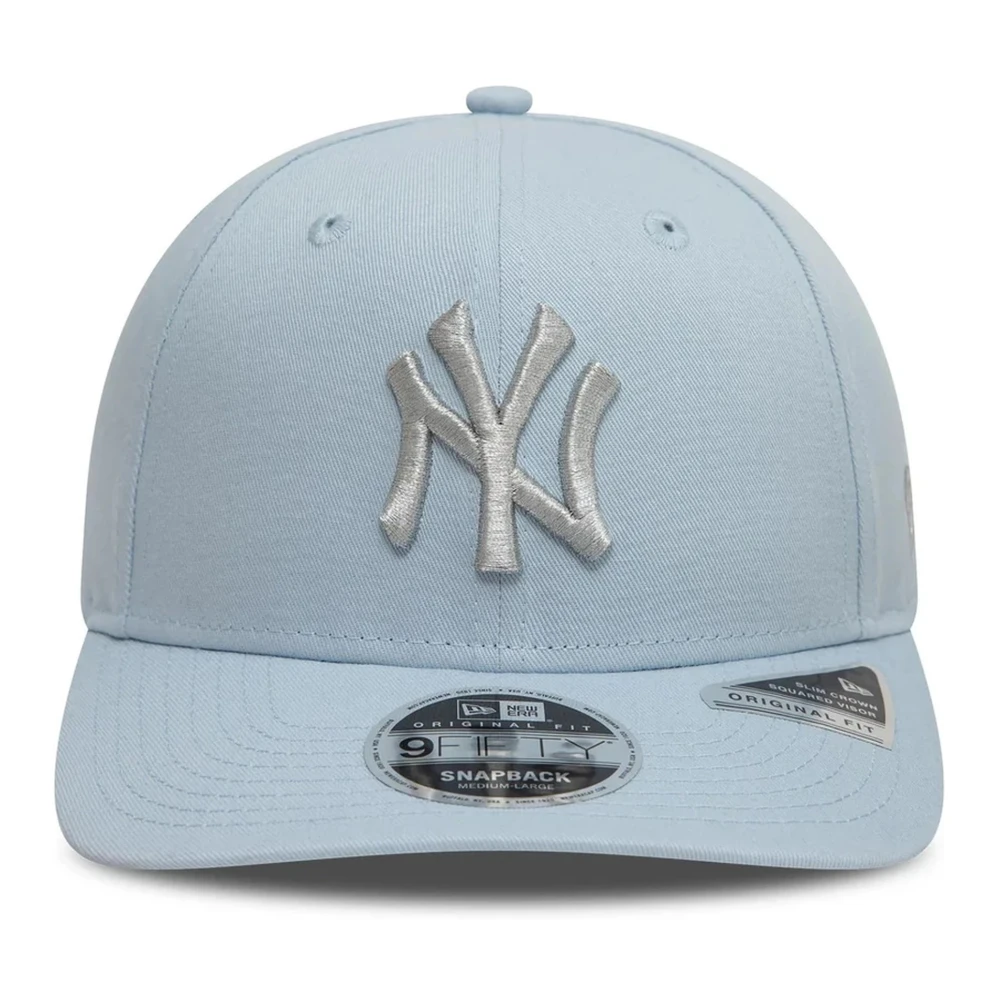new era Yankees Metallic 9Fifty Cap in Celeste Blue Heren