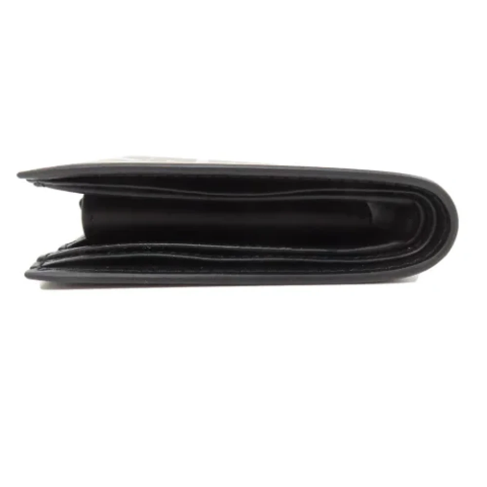 Valentino Vintage Pre-owned Leather wallets Black Dames