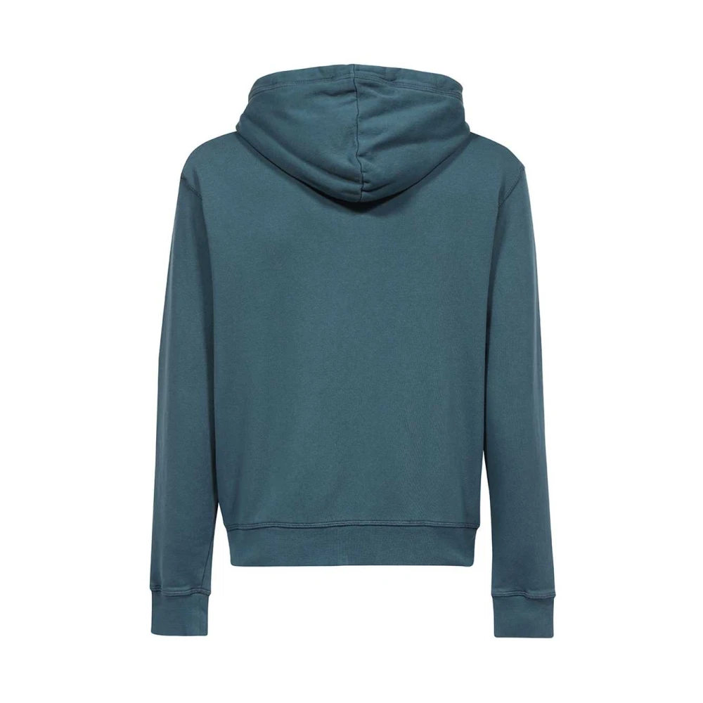 Dsquared2 Katoenen Zip Hoodie met Logo Blue Heren