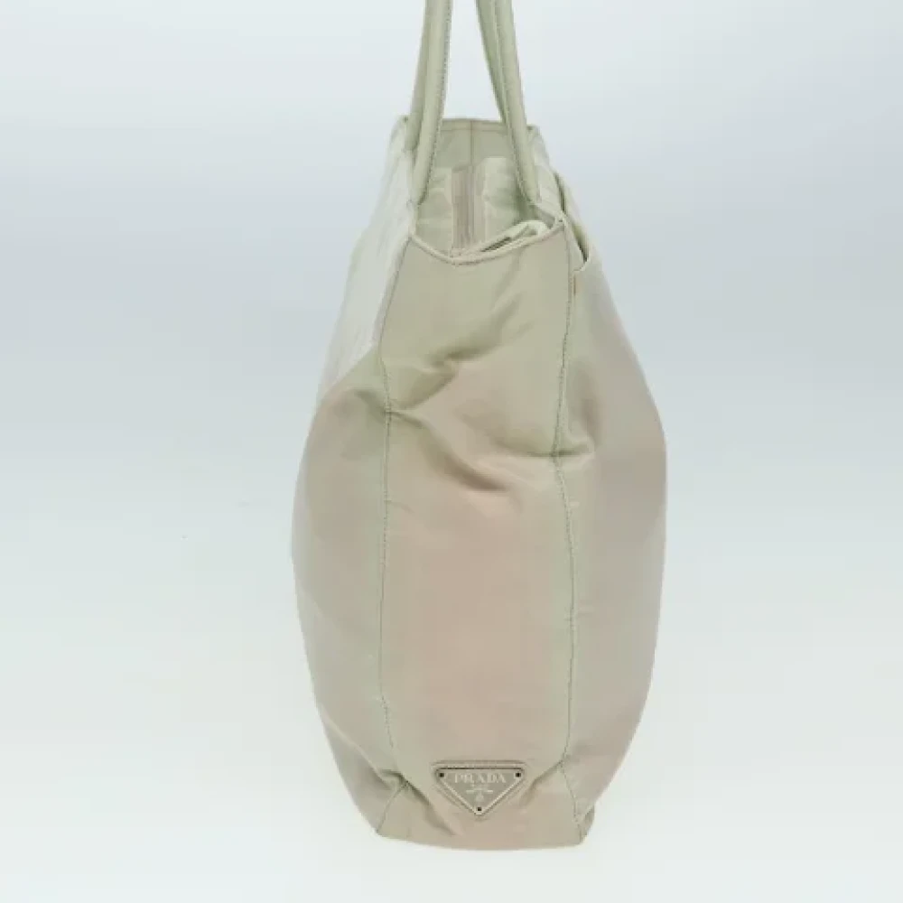 Prada Vintage Pre-owned Nylon prada-bags White Dames