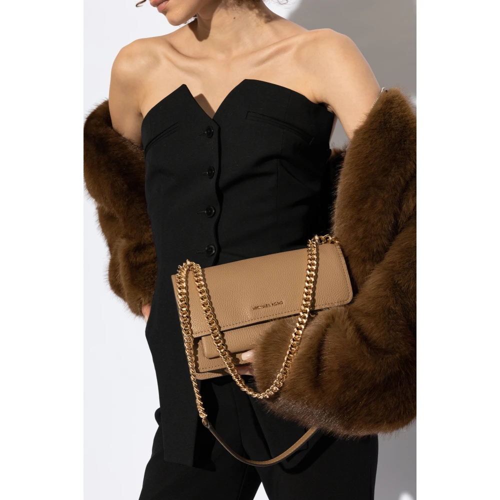 Michael Kors Schoudertas Claire Beige Dames