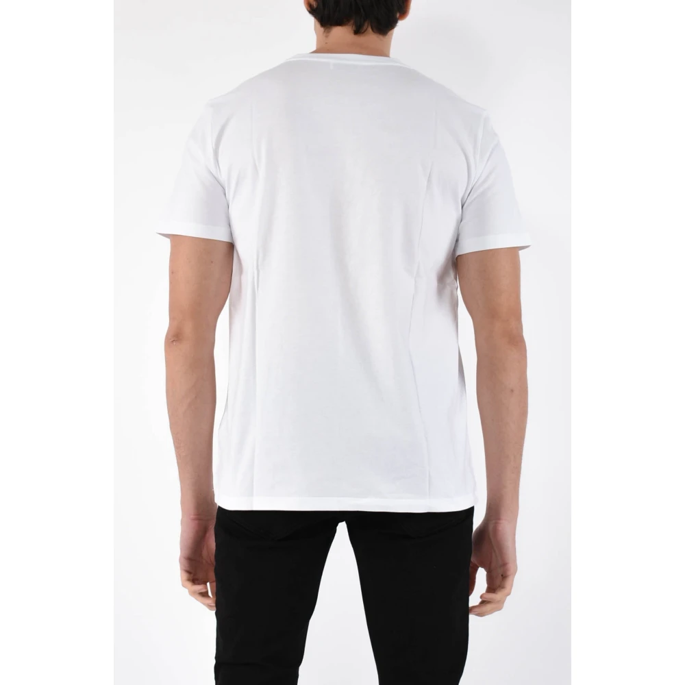 Dondup Jersey T-shirt met slim fit White Heren
