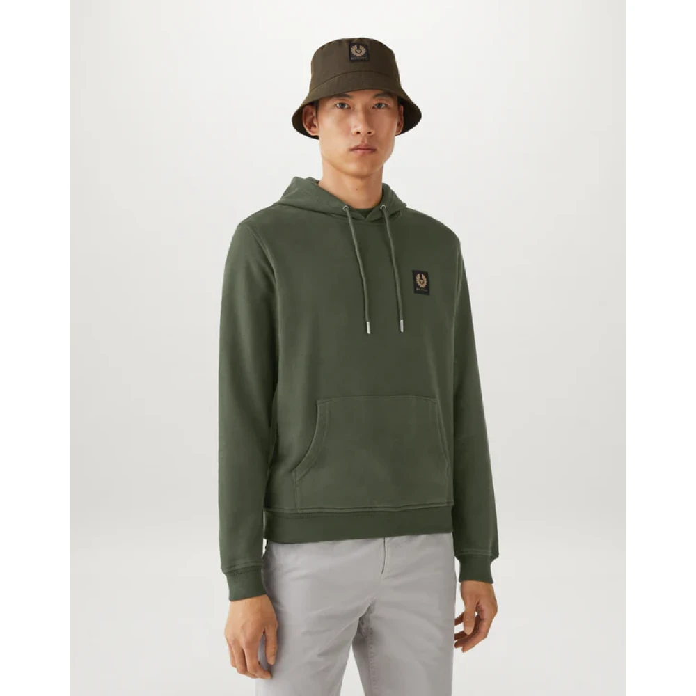 Belstaff Phoenix Patch Groene Hoodie Green Heren