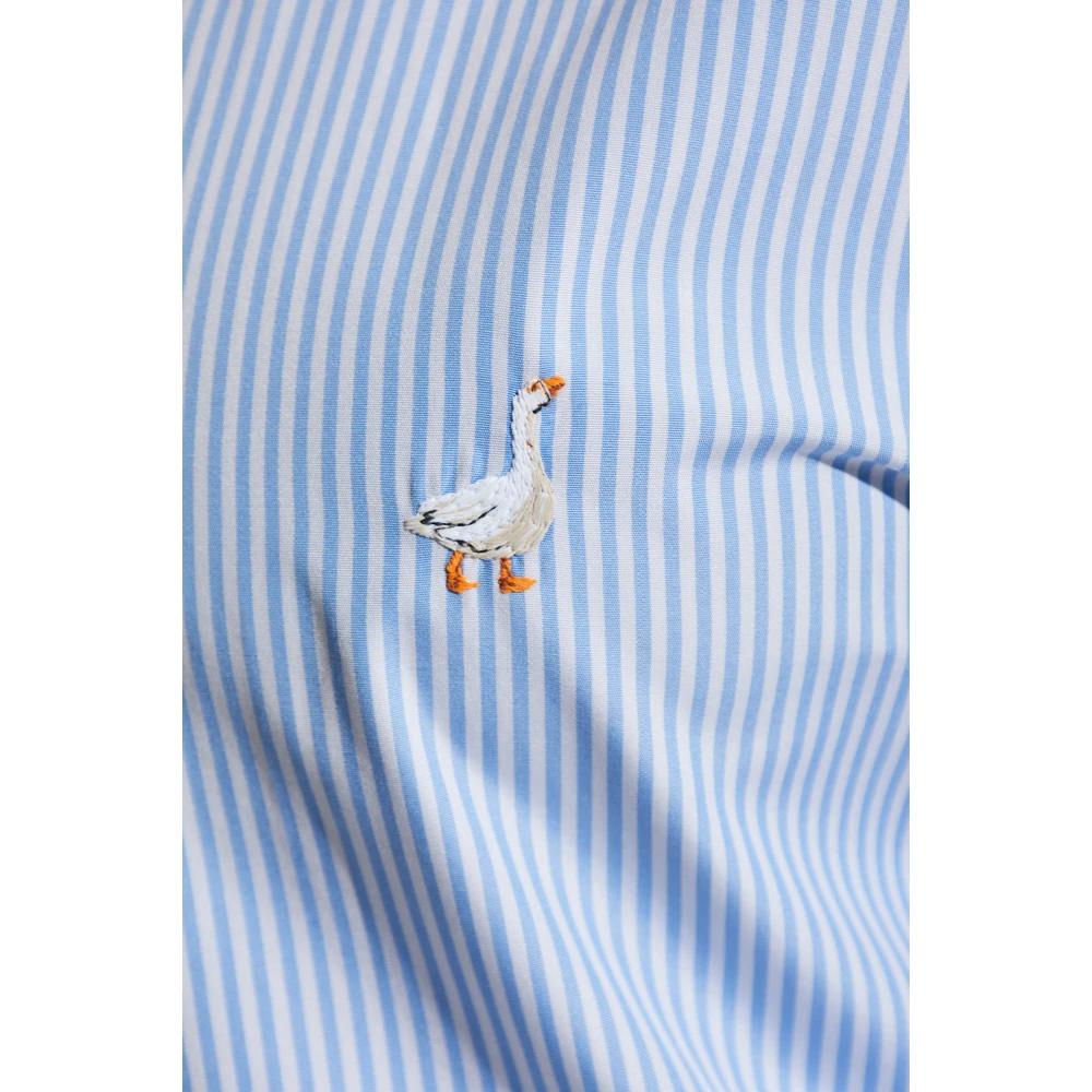 Moschino Shirt met gestreept patroon Blue Dames