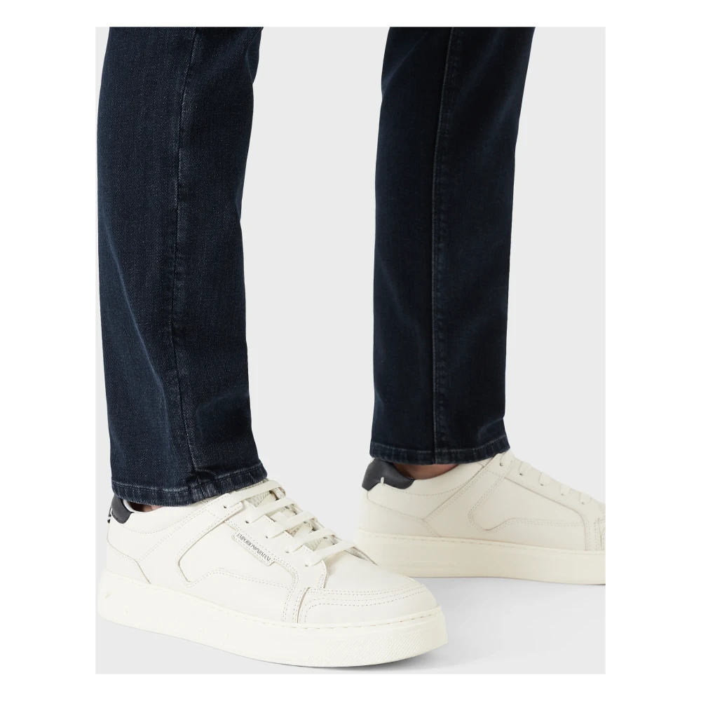 Emporio Armani Slim Fit Denim Jeans Tijdloze Essential Blue Heren