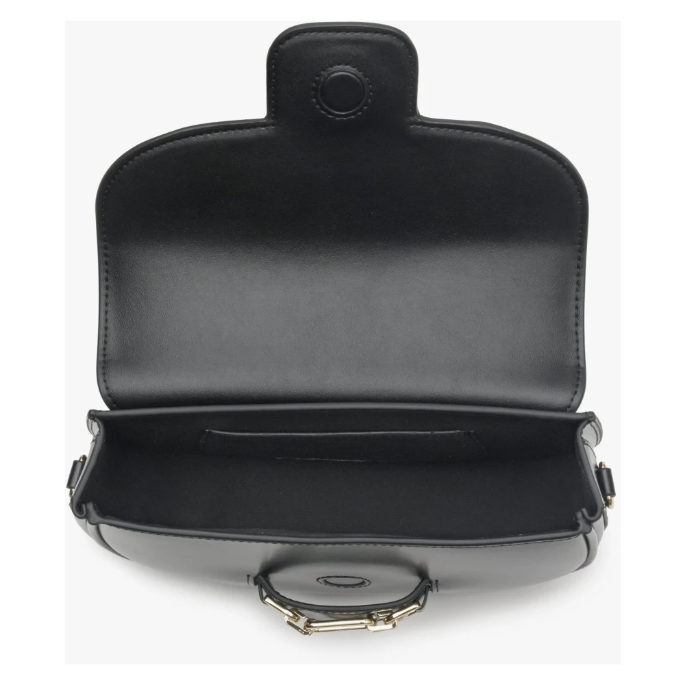 Estro Dames Zwarte Schoudertas met Verstelbare Band Er00115959 Black Dames