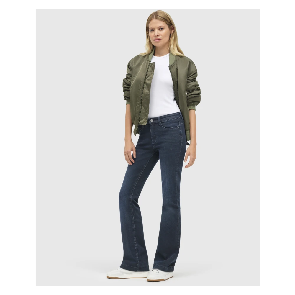 MAC Droom Boot Authentieke Mega Flex Jeans Blue Dames