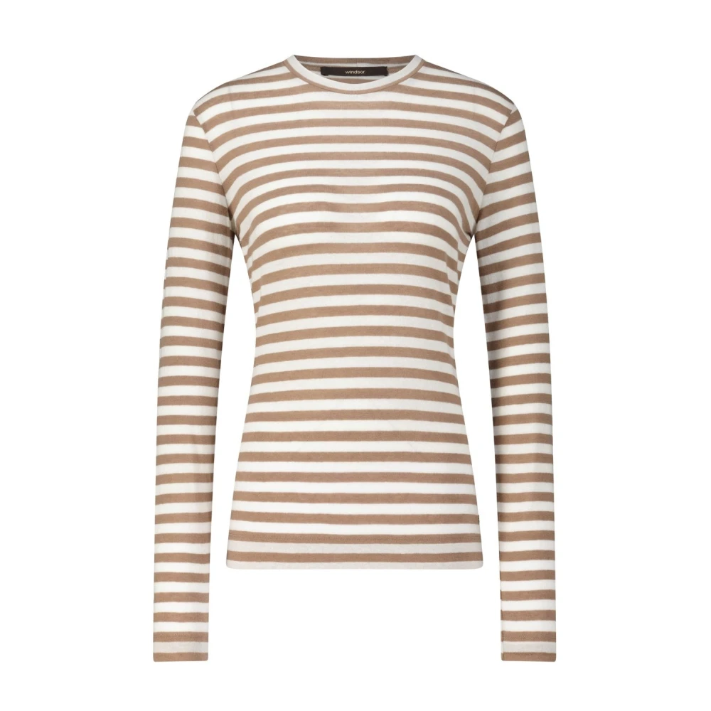 Windsor Gestreept shirt met lange mouwen Multicolor Dames