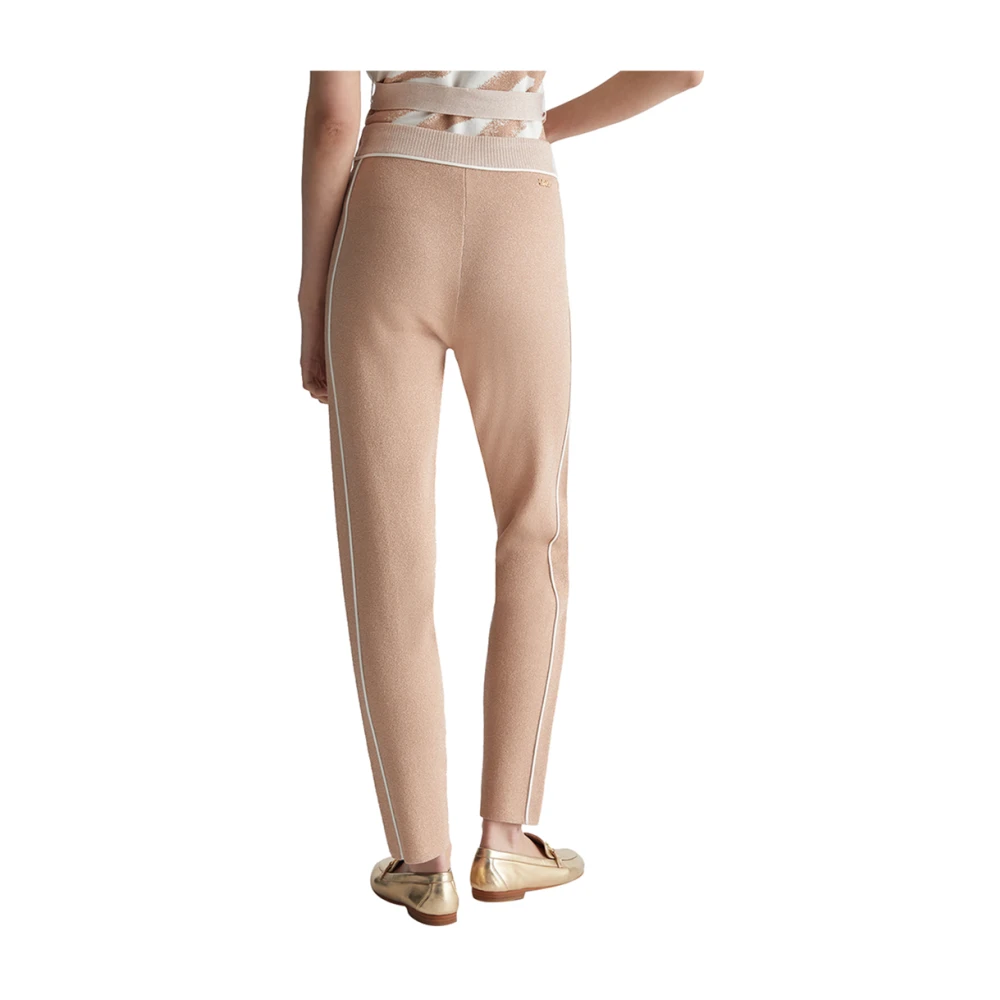 Liu Jo Roze Trendy Broek Chic Stijl Pink Dames
