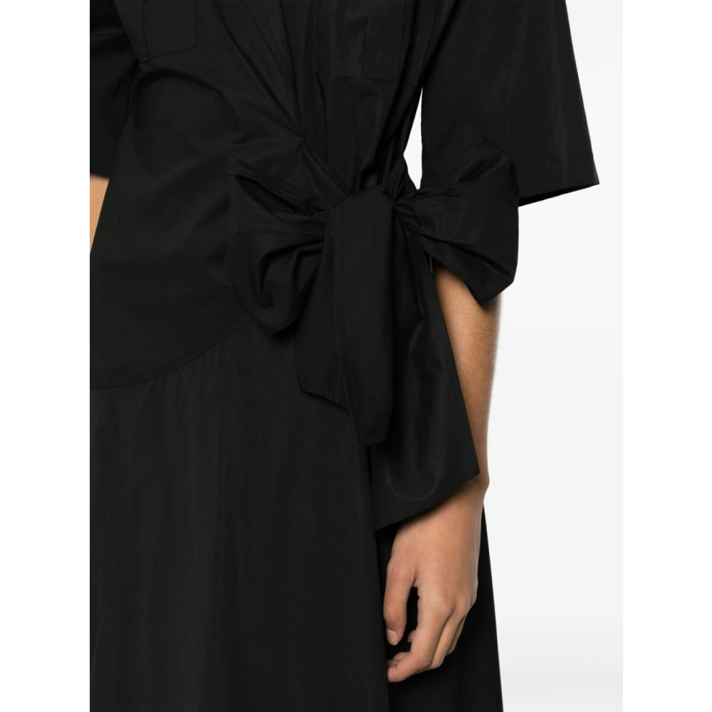 Msgm Zwarte Elegante Jurk voor Vrouwen Black Dames