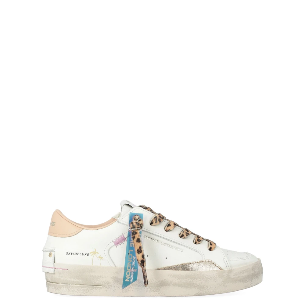 Crime London White Sk8 Deluxe Savage - Female - Sneakers - 7 Uk - Shoes