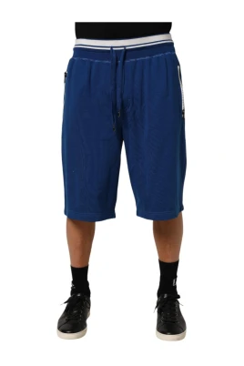 Blå Bermuda Sweatpants Shorts
