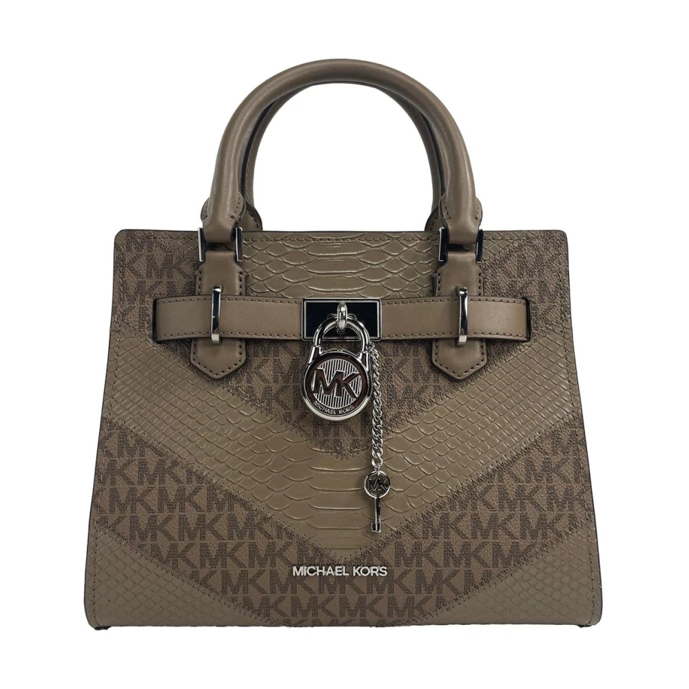 Michael Kors Kleine leren crossbody tas met binnenzakken Brown Dames