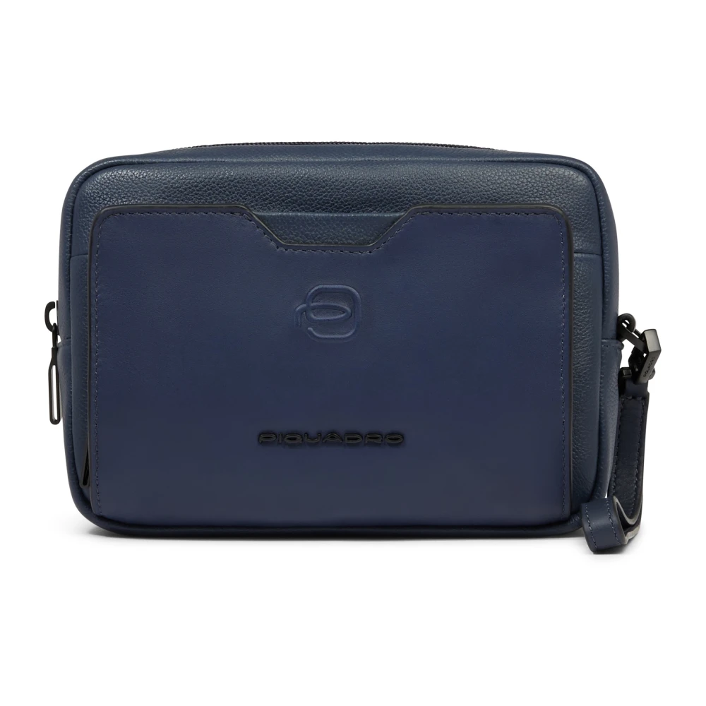 Piquadro Homme Bleu Sacs, Taille: One Size Pochette Avec Bandoulière Amovible