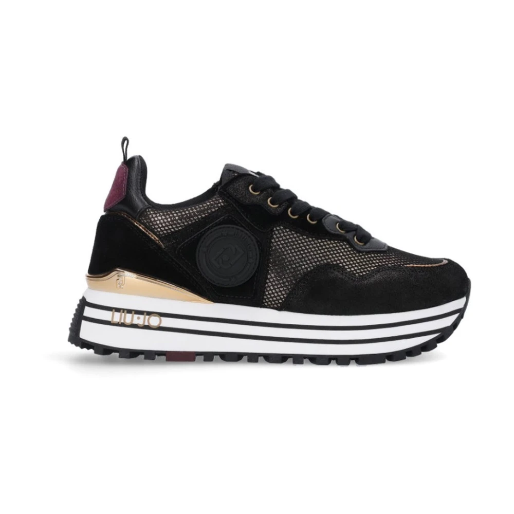 Liu Jo Maxi Wonder Platform Sneakers Dames Schoenen Zwart