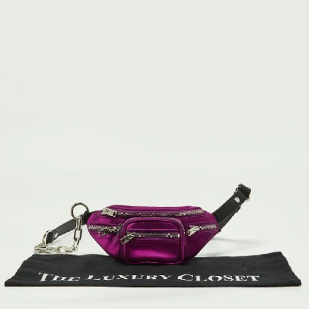 Alexander Wang Pre-owned Leather crossbody-bags Purple Dames