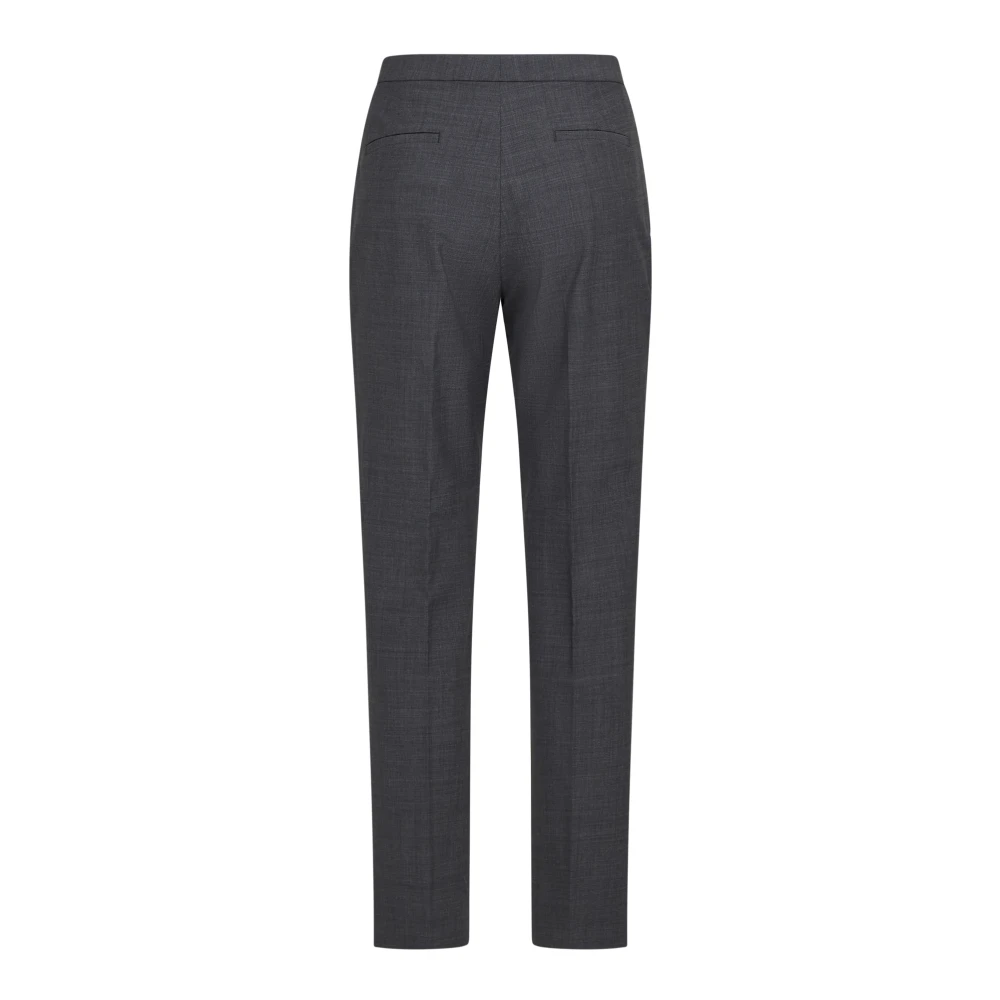 Fabiana Filippi Grijze Broek Elegante Stijl Gray Dames