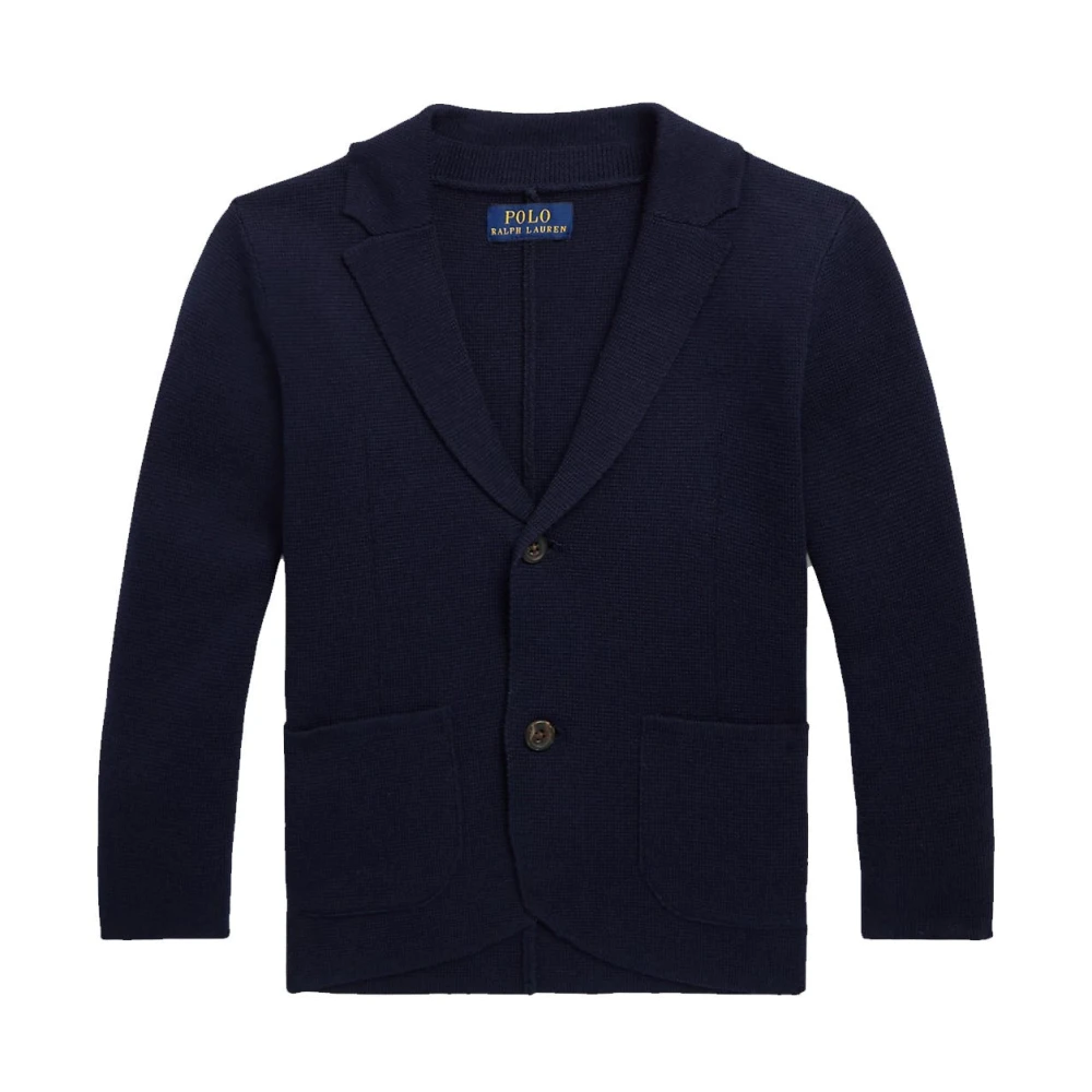 Ralph Lauren Boys Blue Maglia Cardigan - Kids Cardigans - 3 Y - Kids