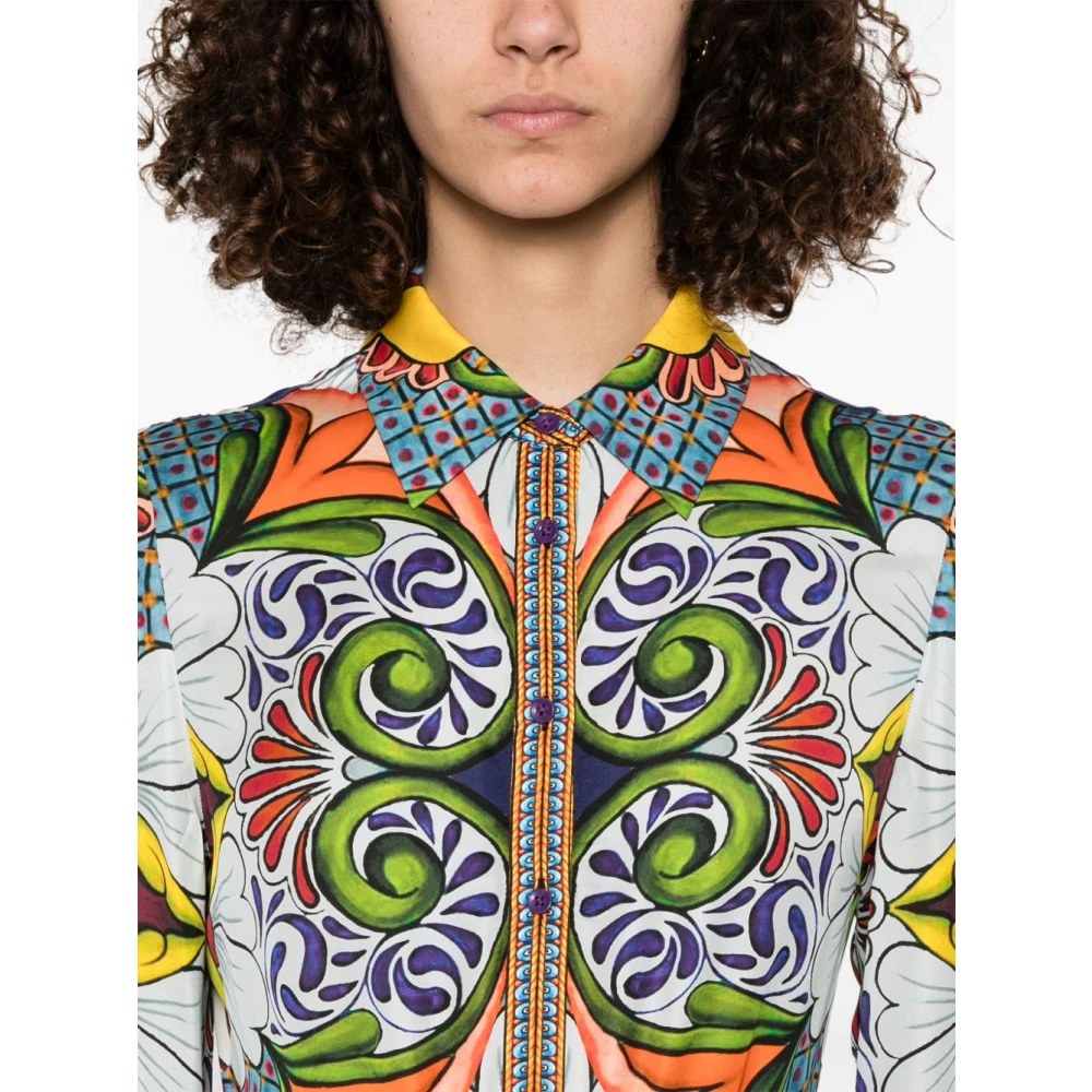 alice + olivia Bloemenprint knoopjurk Multicolor Dames